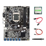 Placa Base B75 Eth Miner, 12 Unidades, Para Usb3.0+i3 2120,