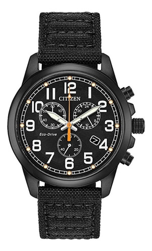 Reloj Citizen Eco-drive Militar Hombre Crono At0205-01e