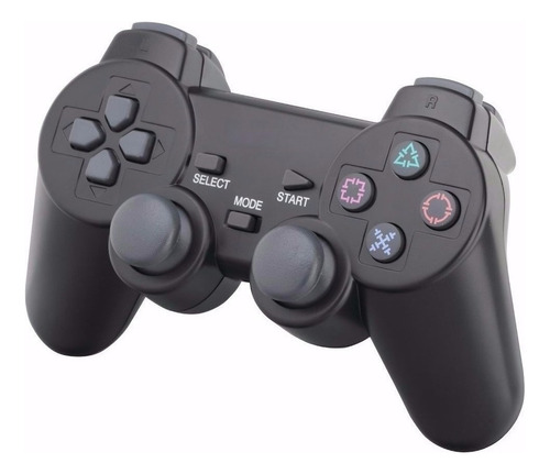 Joystick Mando Compatible Para Ps2 Play Dual 2 Color Negro