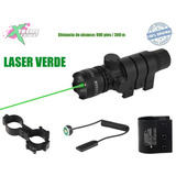 Mira Tactica Laser Verde 20mm Riel Para Rifle Gotcha Xtreme