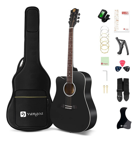 Guitarra Para Zurdos, Kit De Guitarra Acústica Para Zu...