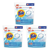 Detergente 16 Capsulas Tide Pods Free & Gentle  X 3 Unds