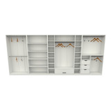 Kit Closet Ou Loja Armário Colmeia Cabideiro M35 100% Mdf 