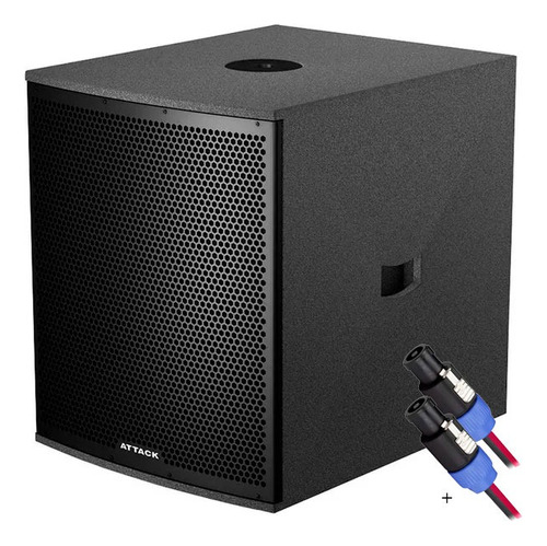 Caixa Subwoofer Ativo Attack Vrs-1510 A 1000w 15'' Preto