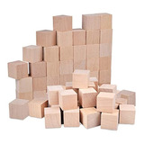 Cajas, Bloques De Cubo, 200 Unidades De Bloques De Madera