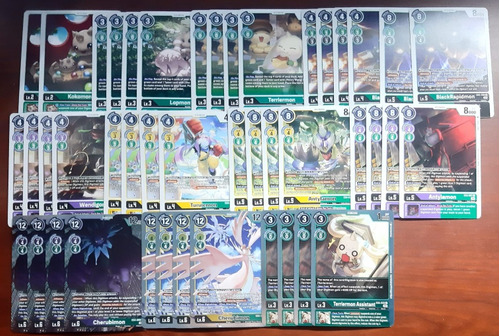 Tcg Digimon Base Cartas Cherubimon Terriermon Ex4