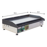 Chapa Lanches Prof 4500w 85x47 Elétrica 220v Inox + Espátula