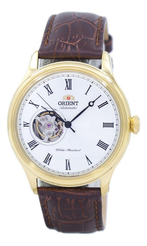 Orient Abierto Corazon Automatico Esfera Blanca Reloj Para H