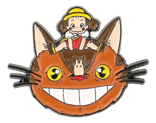 Pin Broche Metálico Personajes Prendedor Animê Totoro