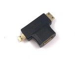 Adaptador Hdmi Mini Hdmi Micro Hdmi Em T Tv Placa De Video B