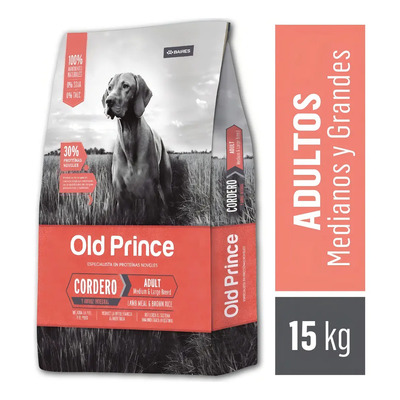 Old Prince Proteínas Noveles alimento perro adulto de raza mediana y grande sabor cordero 15kg | Envío gratis