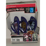 Conjunto Par De 3 Chinelos Monster High Violeta N° 23 / 24