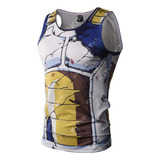 Playeras Dragon Ball Vegeta Anime Cosplay Gym Sin Mangas