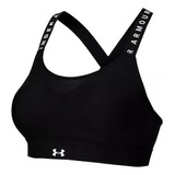 Sports Bra Fitness Under Armour Infinity High Negro Mujer 13