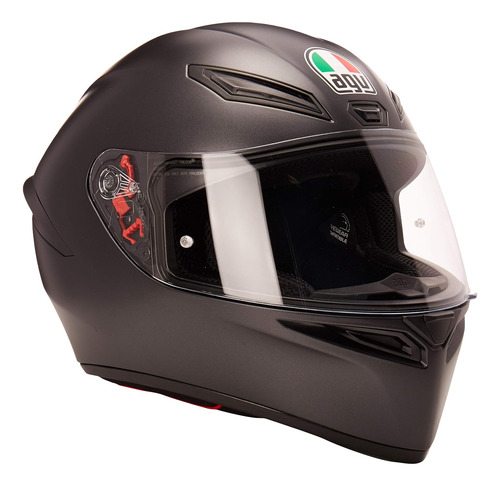 Casco Para Moto Agv Agv0281o4i00 Talla M Color Negro 3294