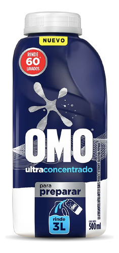 Omo Detergente Liquido Para Diluir 500 Cc