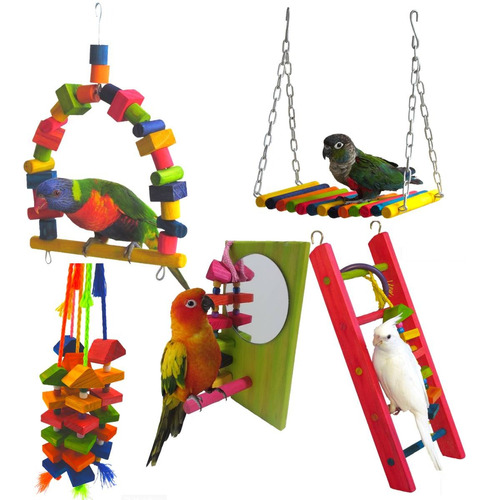 Brinquedo Para Calopsita Papagaio Ring Neck Aves