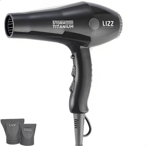 Secador De Cabelo Lizz Turbo Chumbo Profissional 2400w