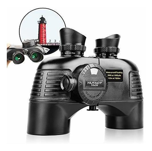 10x50 Binoculars For Adults With Rangefinder And Compas...