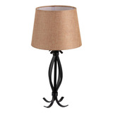 Lámpara De Mesa Helena 1 Luz E27 Beige Casa Bonita