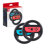 Kit Com 2 Volante Wheel Grip Joy-con Para Nintendo Switch