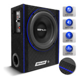 Caixa Shutt Ultra Slim Amplificada 400w Subwoofer 8 Pol Led