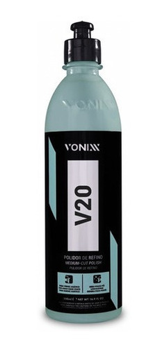 V20 Polidor De Refino Para Verniz Asiático 500ml Vonixx *