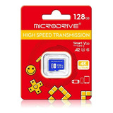 Tarjeta Sd Microdrive 128 Gb Clase 10de Alta Velocidad. 