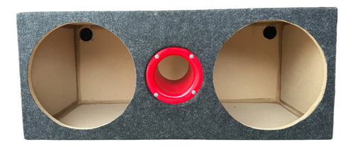Cajón Doble Scorpion Con Salida Aire Para Woofer Subwoofer | Envío gratis