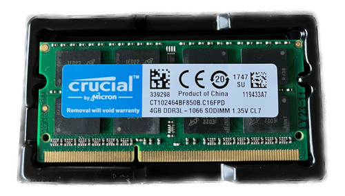 Samsung 4gb Ddr3l 8500 Mhz (pc3-1066) Ideal Para Mac