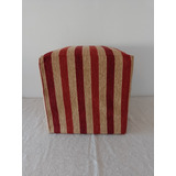 Funda Para Puff Cuadrado Cubo 40x40 En Chenille