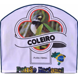 Capa De Gaiola 1 Fecho Lateral ( Vermelha) -coleiro Gola 001