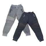 Pack 2 Pantalones Buzos Jogger De Polar Para Niño / 1-6 Años
