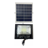 Reflector Solar De 100w Para Iluminación Exterior Recargable