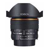 Rokinon Fe8m-n 8mm F3.5 Fisheye Fixed Lente Para Nikon