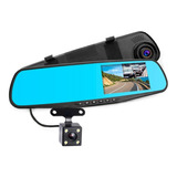 Espejo Retrovisor Con Camara Para Auto + Camara Trasera 1080