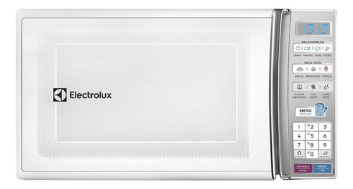 Micro-ondas De Bancada Electrolux Branco 27l Com 55 Receitas Pré-programadas No Menu Online Mb37r 127v