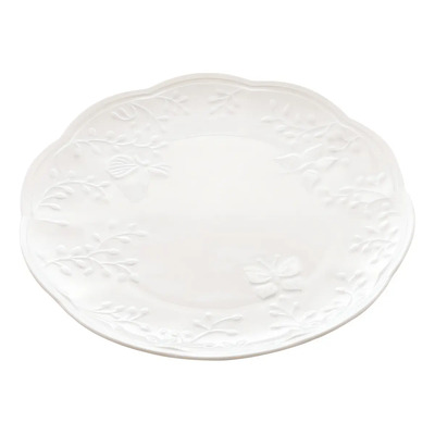Prato Sobremesa De Porcelana New Bone Butterfly 19cm - Lyor | Frete grátis