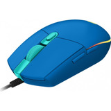 Mouse Gamer Logitech G203 Lightsync Rgb 8,000dpi Usb Azul