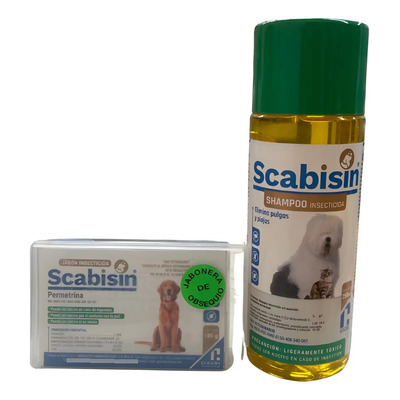 Shampoo 2 En 1 Scabisin Para Gatos Y Perros | Envío gratis
