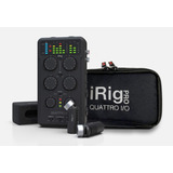 Interfaz Mezclador Profesional Irig Pro Quattro I/o Dlx Plus