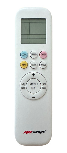Control Para Minisiplit Mirage Xlife 2021 Ykr-t/121e Aire Ac