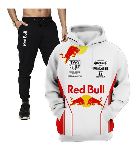 Conjunto Inverno Blusa + Calça Redbull Honda Full Print 3d