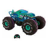 Carro Monster Trucks Xl Mega Wrex Rc Hot Wheels Mattel Rec
