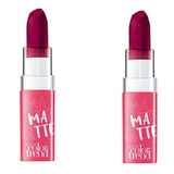 2 Avon Batom Color Trend Matte Fps 15 Groselha 3,6g