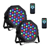 Luces Led Paquete De 2, Para Dj, Discotecas, Fiestas 36 Leds