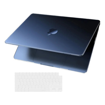 Eoocoo Armadura Ultra Fina Funda Para M4 Macbook Air 13.6 Color Azul Medianoche | Envío gratis
