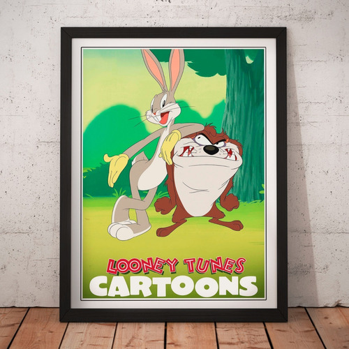 Cuadro Cartoons - Bugs Bunny Tazmania - Warner Bros - Looney