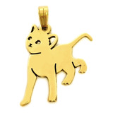 Dije Gato Gatito Mascota Oro 18k