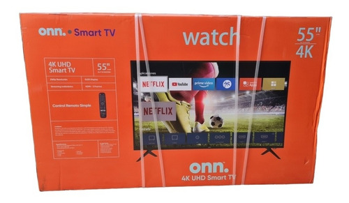 Televisor Led Smart Tv Onn 4k Uhd 55 Hdmix3 Usbx2 Wifi Lan